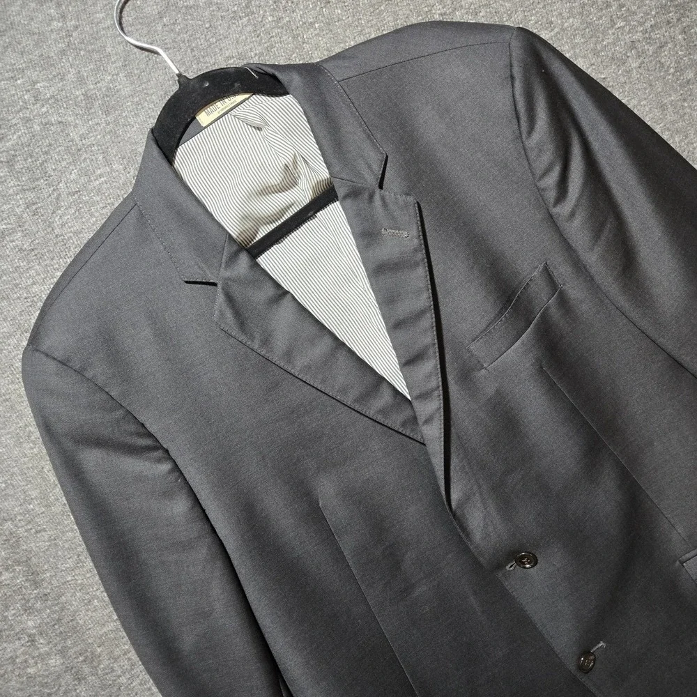 Todd Snyder Mayfair Fit Blazer Men's 46R Gray 100% Wool Made USA‎ Sport Coat